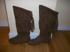 Botas color marron nuevas num 40. Muy estilo vintage! - mejor precio | unprecio.es
