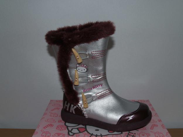 Botas Plateadas Oficiales HELLO KITTY