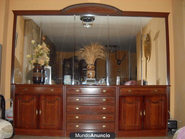 Conjunto salon comedor rustico-clasico