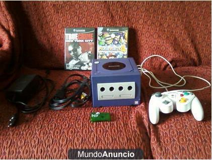 CAMBIO GAMECUBE + 2 JUEGOS + MANDO