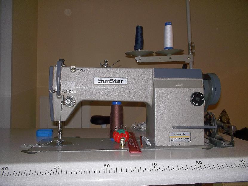 Máquina de coser industrial, sunstar km-137a