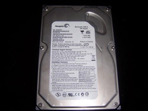 Disco duro seagate barracuda 160gb ide /ata-100