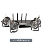 KIT DE VIGILANCIA CON 4 CAMARAS EN COLOR VISION NOCTURNA VIA RADIO, SIN CABLES - mejor precio | unprecio.es