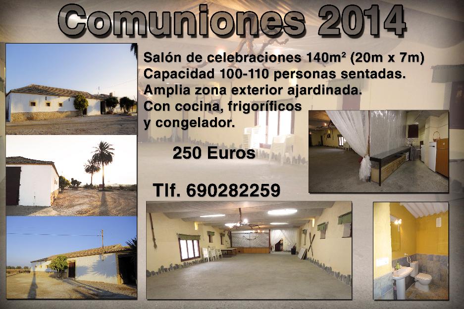 Alquiler casa campo celebraciones, comuniones