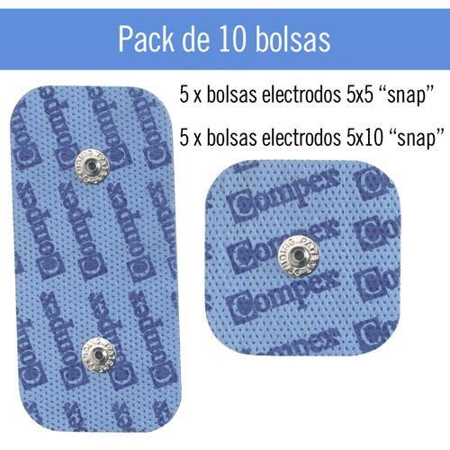 Pack de 10 Bolsas de Electrodos Originales Compex