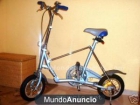 BICICLETA PLEGABLE PLATEADA Y AZUL NUEVA - mejor precio | unprecio.es