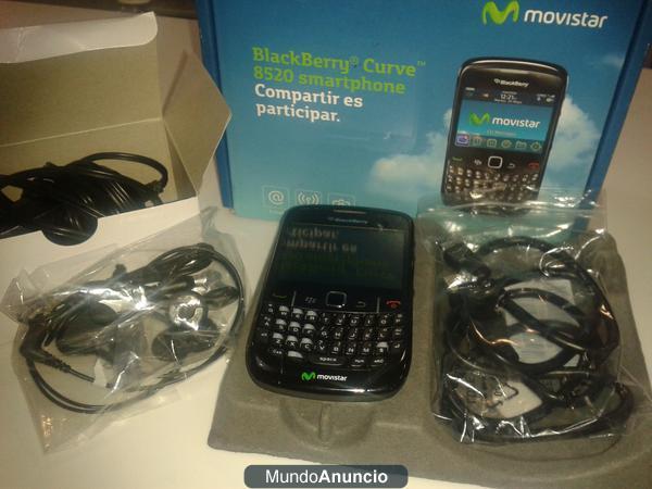 blackberry curve 8520 negra