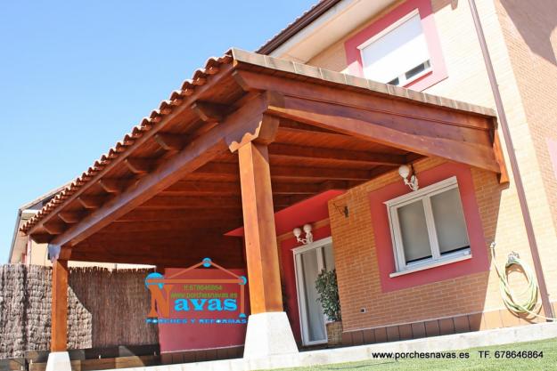 Hacer  porches y pergolas de madera en Madrid