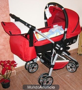 SILLETA PASEO BEBE JANE CARRERA ROJA MODELO 2007  COMPLETA