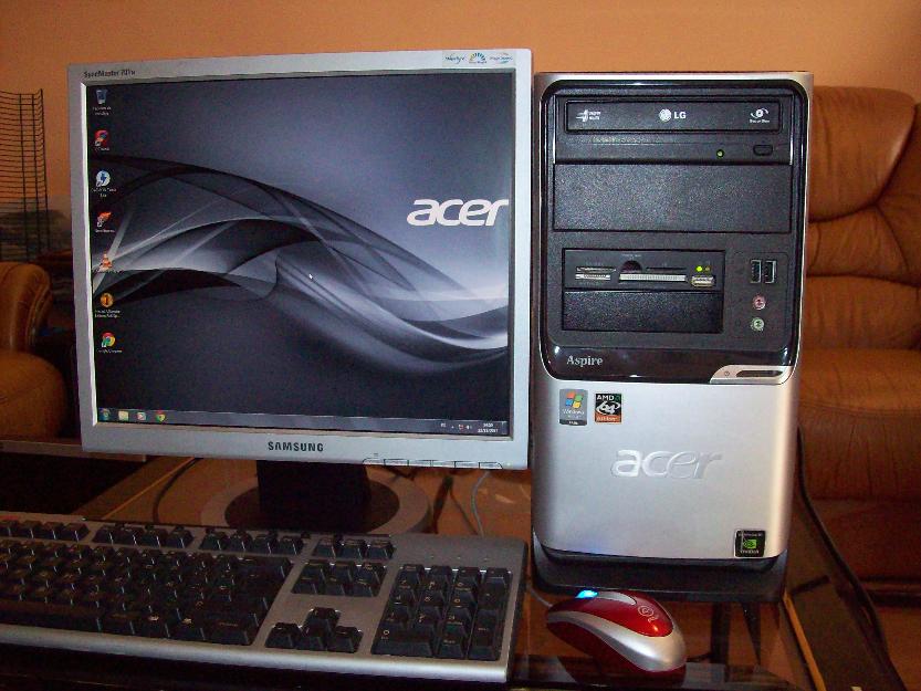 PC Acer Dual Core  + Monitor Samsung 17