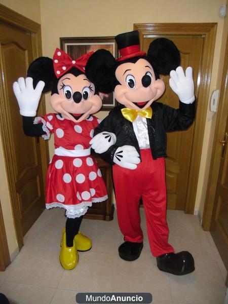 Disfraces Mickey y Minnie Mouse