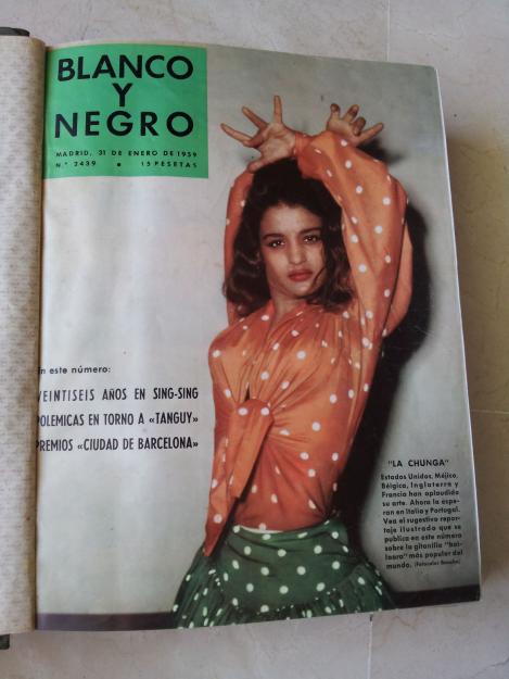 Vendo colección de revistas blanco y negro antiguas años 1957 a 1960