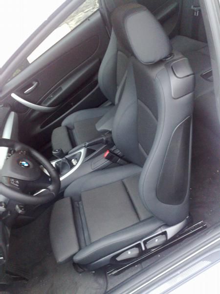 asientos pack m nuevos(casi a estrenar)del bmw serie uno coupe)