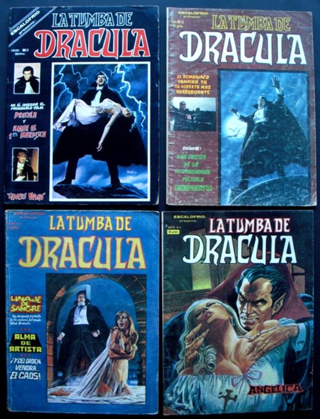 La tumba de Drácula - Vértice - Escalofrio. Completa 1 a 4.