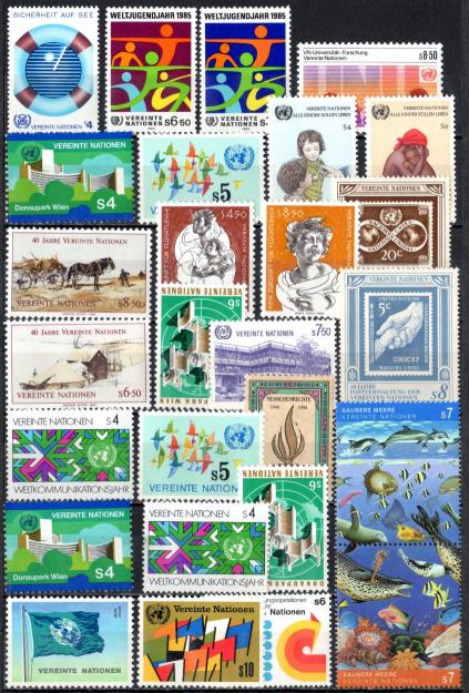 Naciones Unidas UN Viena selección MNH