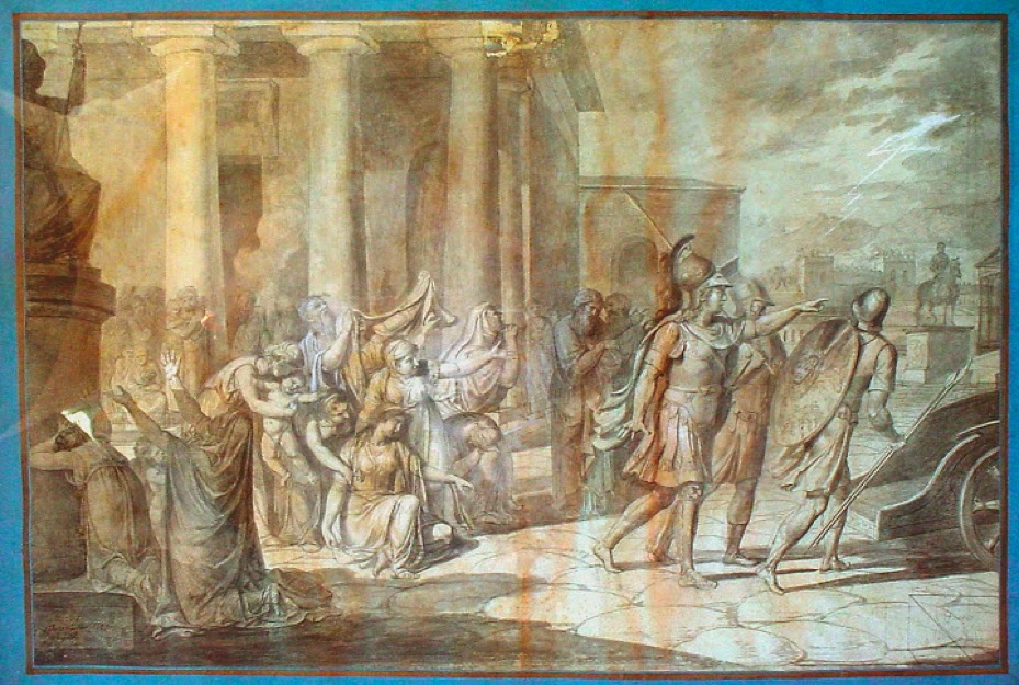 Impresionante Dibujo año 1799