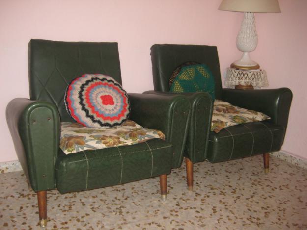 Sofa y dos butacas vintage