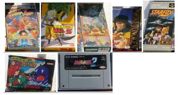 Juegos super nintendo jap-con caja  unidad!!!