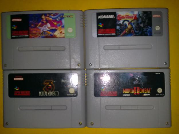 LOTE JUEGOS SUPERNINTENDO EN BUEN ESTADO