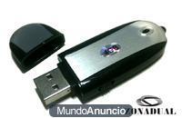 Micrófono oculto en formato usb : graba 20h seguidas de sonido