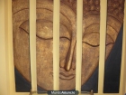 Espectacular cuadro Buda 2m tallado, madera maciza y pan de oro - mejor precio | unprecio.es