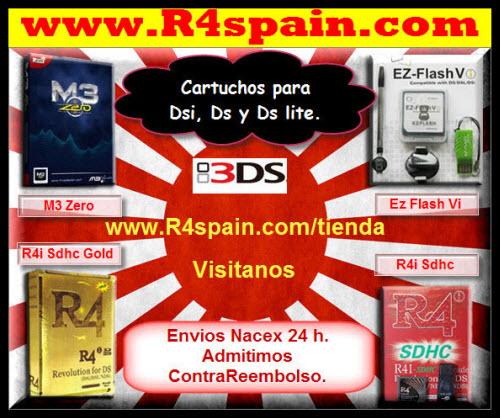 BARCELONA R4I GOLD 3DS  : COMPRAR Cartuchos NINTENDO 3DS , Dsi XL, Dsi