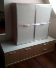 Conjunto de armarios con cristal lacado. - mejor precio | unprecio.es