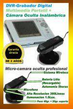 KIT ESPIA CON DVR GRABADOR + MONITOR COLOR INALAMBRICO (ENVIAMOS A DOMICILIO O EMPRESA, EN