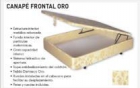 Canape frontal oro - mejor precio | unprecio.es
