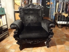 sofa terciopelo negro - mejor precio | unprecio.es