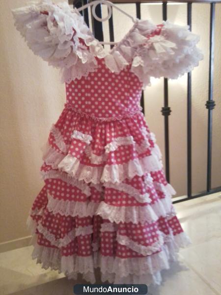 vendo vestido de gitana 50 euros para niña de aprox.7 años