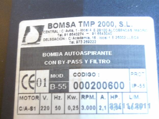 DEPOSITO DE GASOIL CON BOMBA