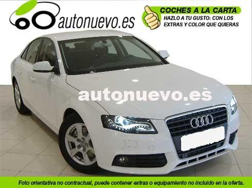 Audi A4 Berlina 2.0 Tdi e DPF 136cv Manual 6vel. Blanco Ibis, Negro brilante ó Rojo. Nuevo. Nacional.