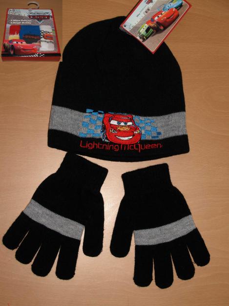 GORRO + GUANTES CARS + CAJA 3 SLIPS CARS OFICIALES DISNEY