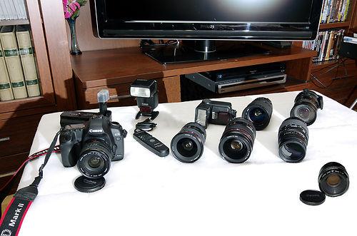 Canon Eos 5D Mark II y equipo completo