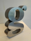 Letras gigantes de acero decoracion - mejor precio | unprecio.es