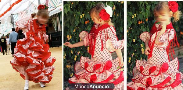 Vendo traje de flamenca niña