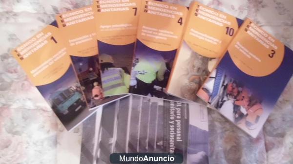 Vendo libros 1º Grado medio Emergencias Sanitarias