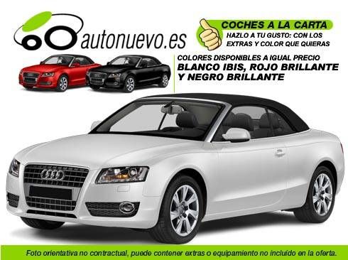 Audi A5 Cabrio 2.0Tdi 177cv 6vel. Blanco ó Negro Nuevo. Nacional. A la Carta.