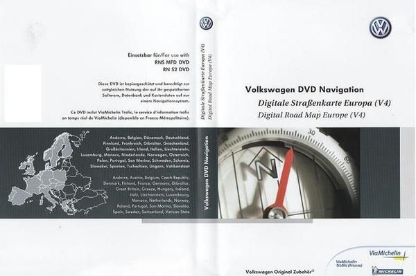 DVD GPS 2010 RNS 510 ,MFD2 V7 EUROPA VOLKSWAGEN SEAT SKODA