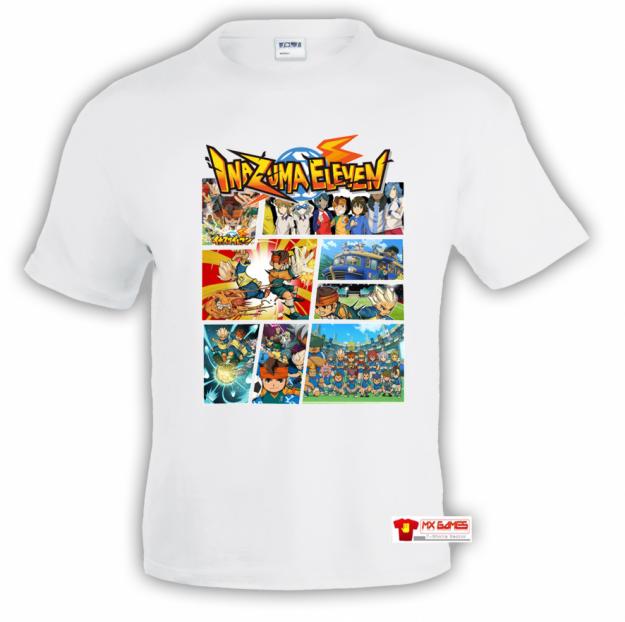 camisetas de videojuegos,inazuma eleven