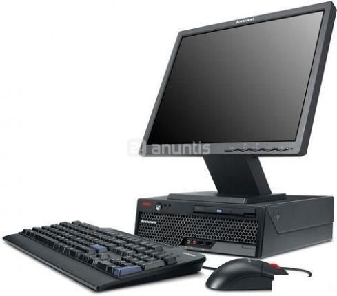 ORDENADOR PERSONAL Lenovo ThinkCentre - Pentium Dual Core 3GHz + TECLADO + MONITOR TFT 17