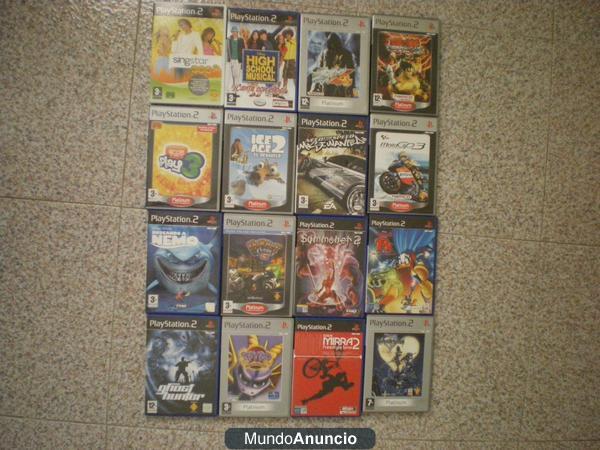 Play 2+ Singstar+ Eye Toy+ 16 juegos