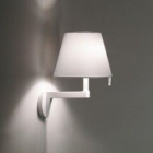 Artemide Melampo Parete - Aplique estructura y difusor gris aluminio con interruptor - iLamparas.com - mejor precio | unprecio.es