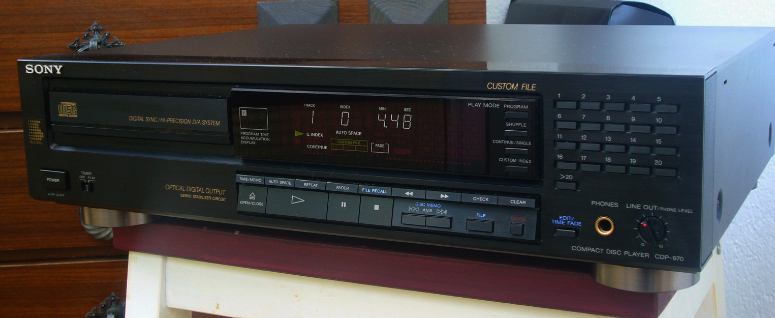 Lector cd sony cdp 970 high-end