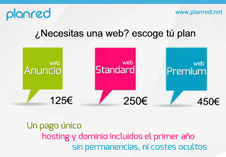 Diseño de páginas web desde 125 euros