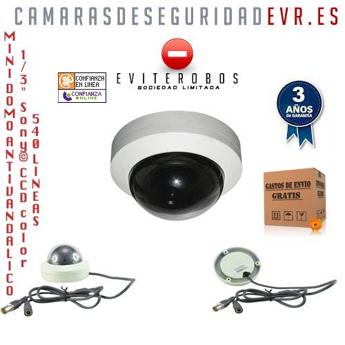 Cámara de seguridad domo 540 Lineas elegante para interior ideal para comercios