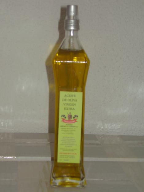 aceite de oliva en Spray de cristal