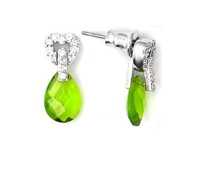 Pendientes con Piedras de Peridot