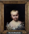 PINTURA AL OLEO RETRATO DEL NIÑO DE PINAZO - mejor precio | unprecio.es